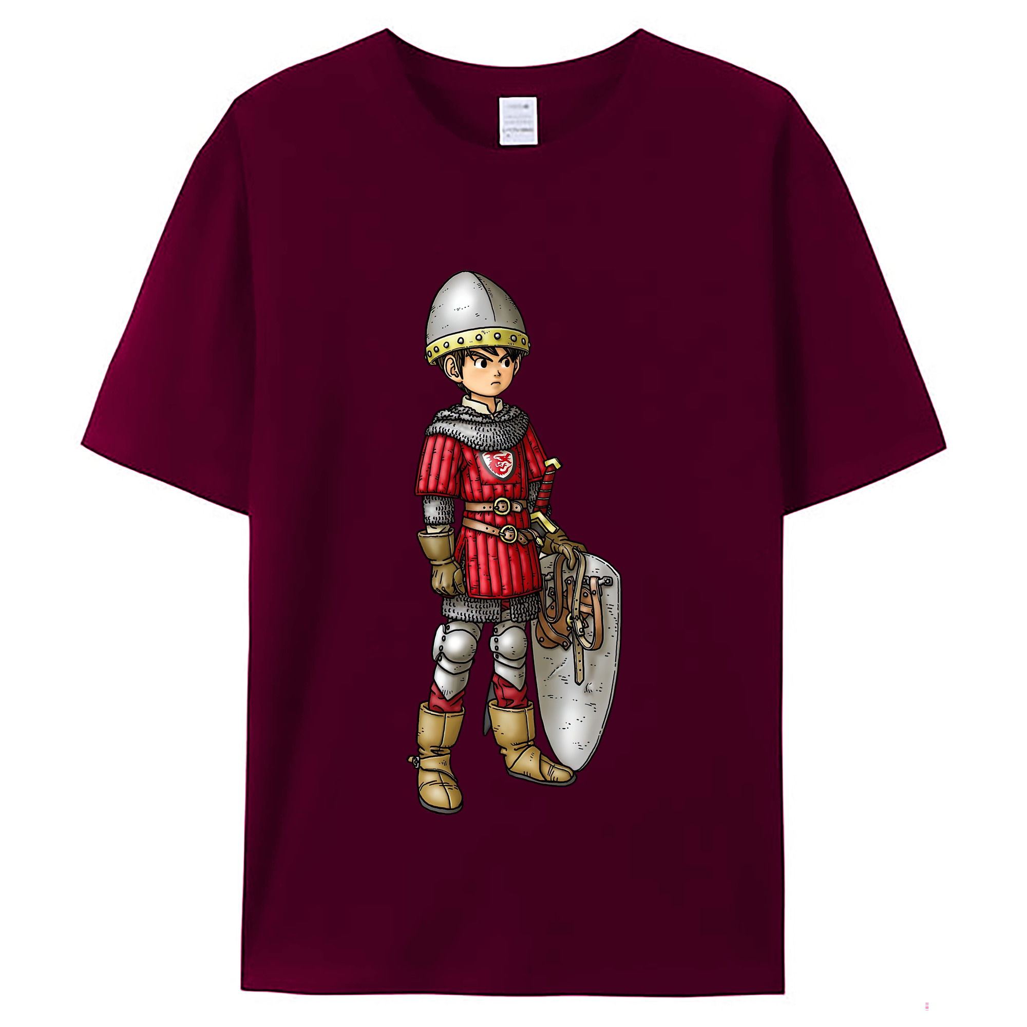 （画像用） ドラゴンクエスト Doragon Kuesuto Dragon Quest レディースカジュアルプリントTシャツ（綿100％）